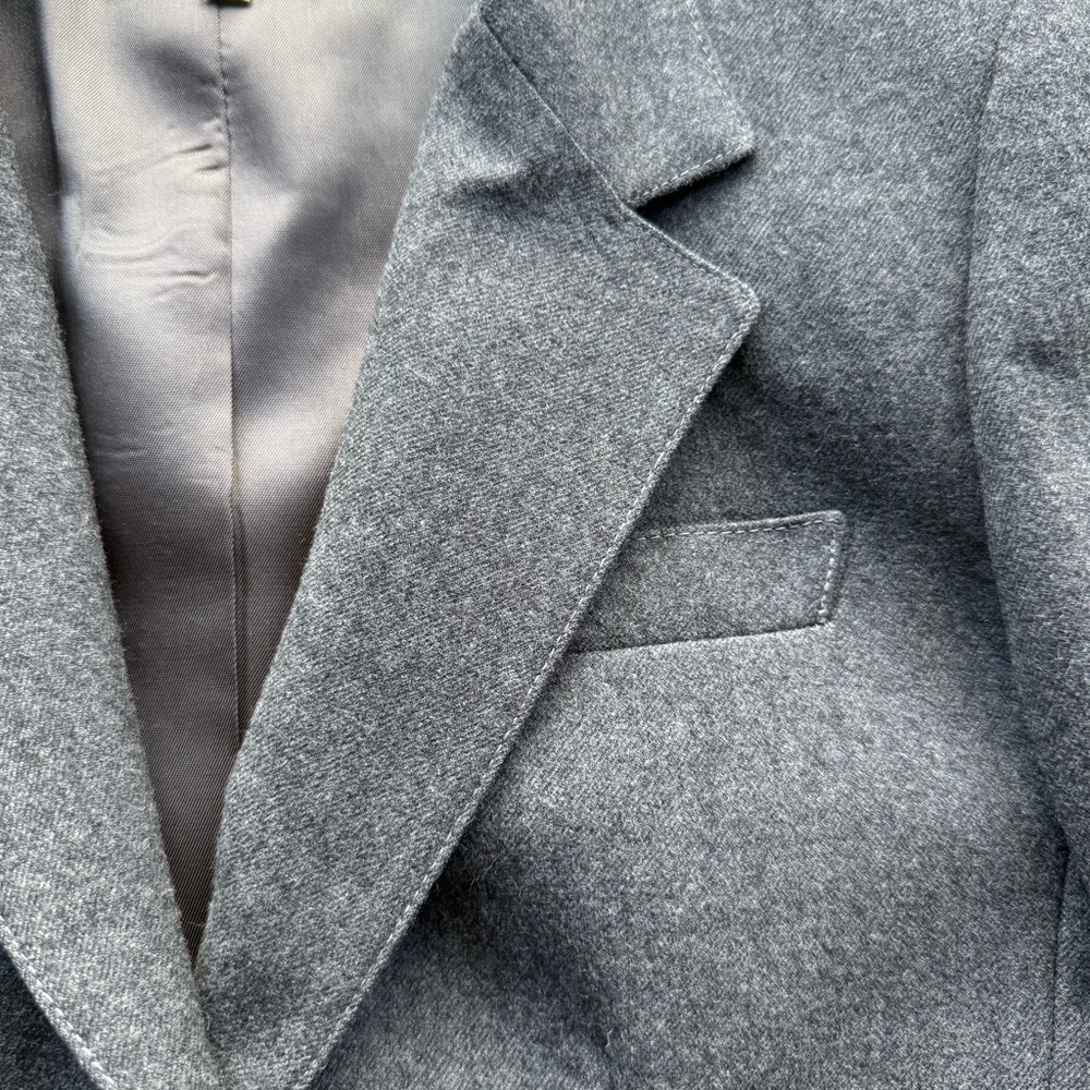 Jones New York Gray Wool Skirt Suit Set Size 8 - Picture 5 of 16